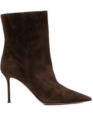 Aquazzura "Harper" Bootie T. 085 - Brown