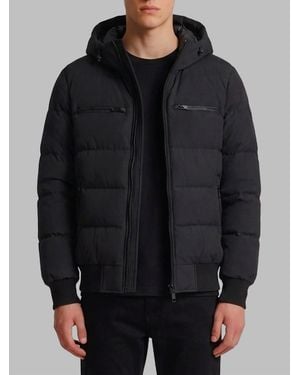 Moose Knuckles Soho Padded Bomber Jacket - Black