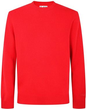 MC2 Saint Barth "Regent Lambswool" Crew Neck Jumper - Red