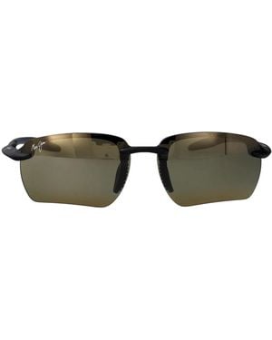 Maui Jim Matte Plastic Sunglasses - Green