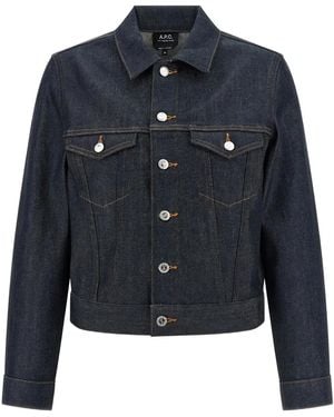 A.P.C. Denim "Dion" Jacket - Blue