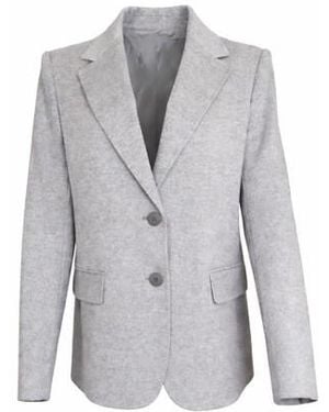 Max Mara Light Virgin Wool Jacket - Gray