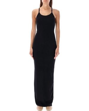 ÉTERNE Long Tank Dress - Black