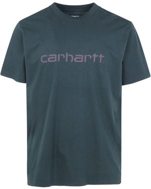 Carhartt Script T-Shirt - Blue