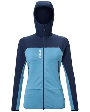 Millet Fusion Grid Hoodie W - Blue