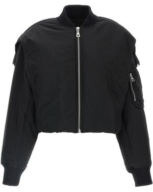 Jean Paul Gaultier 'The Hooded Bomber' Jacket - Black