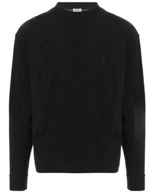 Saint Laurent Long-Sleeve T-Shirt - Black