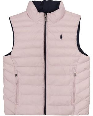 Polo Ralph Lauren Quilted Reversible P-Layer 2 Vest - Pink