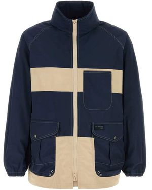 Fay Two-Tone Nylon Jacket - Blue
