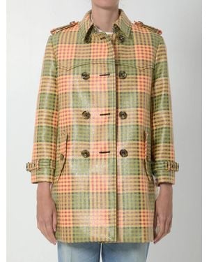 Burberry Short Check Summerside Trench - Multicolor
