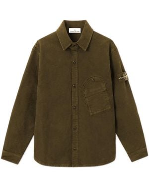 Stone Island 1200030 Overshirt - Green