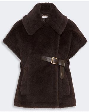 Max Mara Newabavo1 Cape - Black