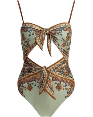Zimmermann "Aster" Swimsuit - Brown