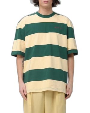 Marni And Cotton T-Shirt - Green