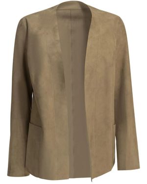 Salvatore Santoro Suede Blazer - Brown