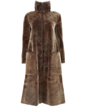 Giorgio Armani Fur Coat - Brown