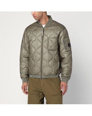 C.P. Company Rock Zip-Up Bomber Jacket - Green