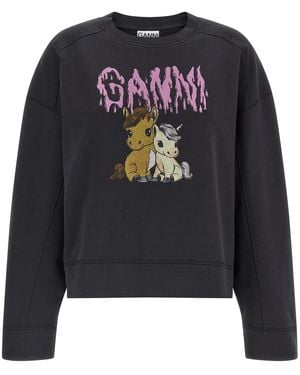 Ganni 'Isoli' Sweatshirt - Blue