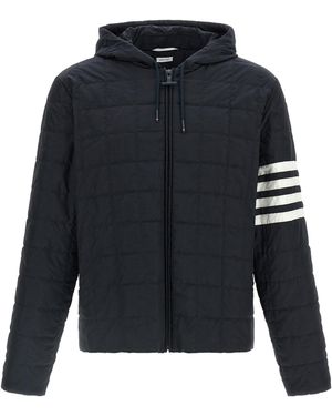 Thom Browne '4Bar' Ripstop Shiny Jacket - Blue