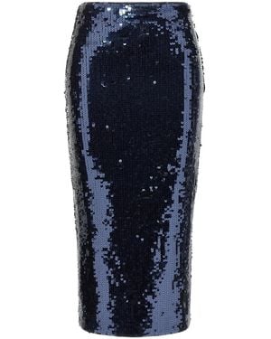 ROTATE BIRGER CHRISTENSEN Rotate Birger Christensen 'Sequin Pencil' Skirt - Blue