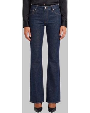 KHAITE Comfortable Low-Rise Jeans - Blue