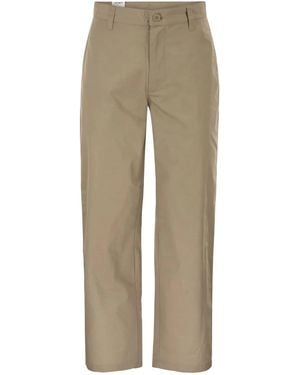 Carhartt Chino Pants With Logo - Natural