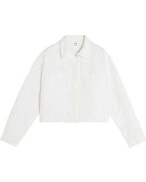 Maison Kitsuné Maison Kitsuné Spread Collar Jacket - White