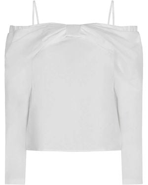 Nina Ricci Off-Shoulders Top - White