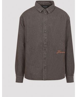 Jacquemus Simon De-Nîmes Denim Shirt - Gray