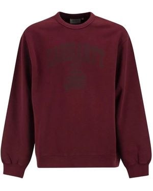 Carhartt Crew Neck Sweatshirt With Print - Red