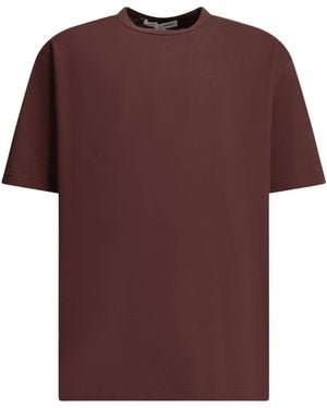 Comme des Garçons Shirt Crew-Neck T-Shirt With Reverse Logo - Red