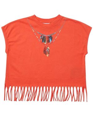 Marcelo Burlon Marcelo Burlon County Of Milan Top With Bangs - Red
