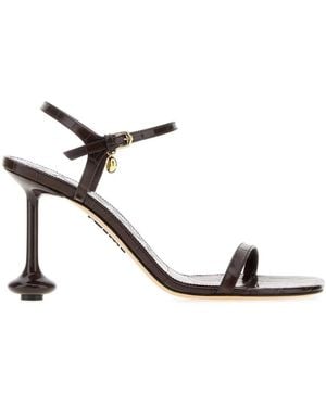 Loewe Toy Sandal 90 Croc Emboss - White