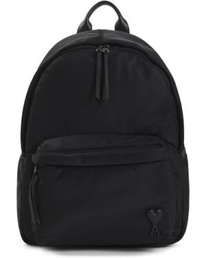 Ami Paris Marcel Backpack - Black