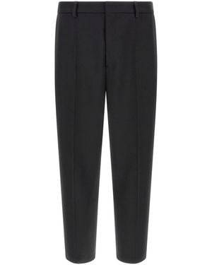 Jil Sander Technical Gabardine Pants - Black