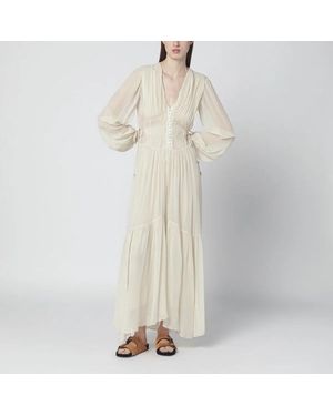 Isabel Marant Ecru Viscose Jacket - Natural