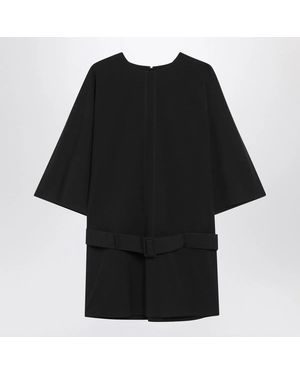 MM6 by Maison Margiela Wool-Blend Mini Dress - Black