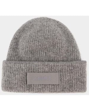 Jacquemus Le Bonnet Gros Grain Hat - Grey