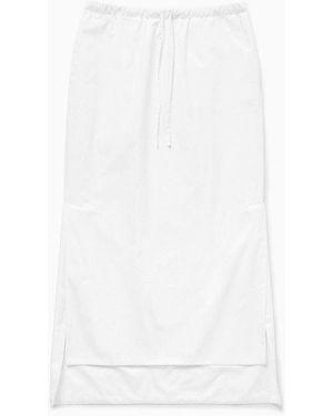 1989 STUDIO Long Asymmetric Skirt - White