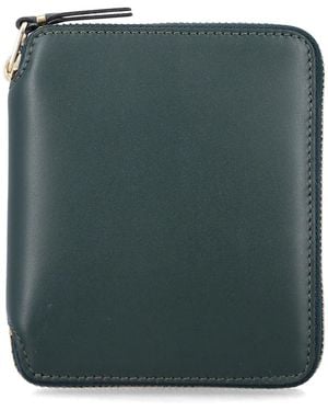 Comme des Garçons Wallet Wallet Leather Zip Wallet - Green