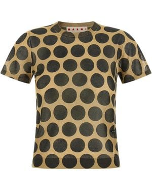 Marni Polka Dot Sweater - Green
