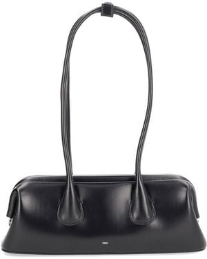 OSOI Mini Boat Wide Shoulder Bag - Black