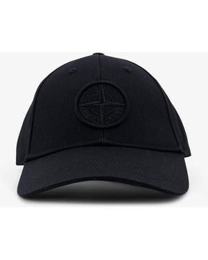 Stone Island Cotton Hat - Blue