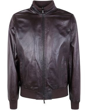 Barba Napoli "Fox Reversible" Jacket - Gray