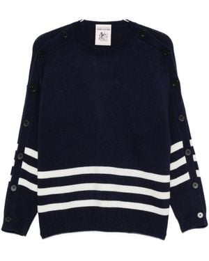Semicouture Zena Wool Sweater - Blue
