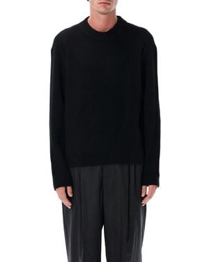 BERNER KUHL Wool Naval Crew Sweater - Black
