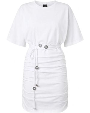Pinko Cotton Dress - White