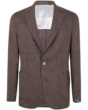 Barba Napoli Easy Single Breast Jacket - Brown