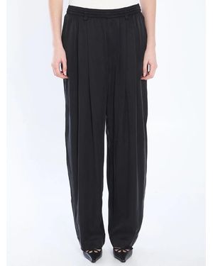 Alexander Wang Trouser W/ Turned Down Elastic Waistband - Black