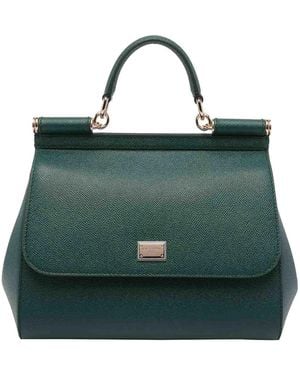 Dolce & Gabbana Dolce & Gabbana Large Sicily Handbag - Green